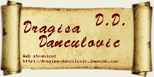 Dragiša Dančulović vizit kartica